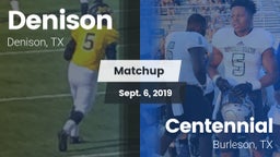 Matchup: Denison vs. Centennial  2019