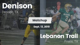 Matchup: Denison vs. Lebanon Trail  2019
