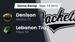 Recap: Denison  vs. Lebanon Trail  2019