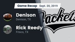 Recap: Denison  vs. Rick Reedy  2019