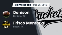 Recap: Denison  vs. Frisco Memorial  2019