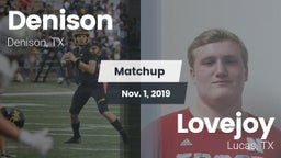 Matchup: Denison vs. Lovejoy  2019