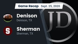 Recap: Denison  vs. Sherman  2020