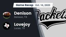 Recap: Denison  vs. Lovejoy  2020