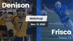 Matchup: Denison vs. Frisco  2020