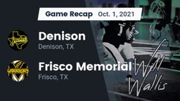 Recap: Denison  vs. Frisco Memorial  2021