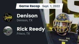 Recap: Denison  vs. Rick Reedy  2022