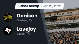 Recap: Denison  vs. Lovejoy  2022