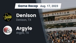 Recap: Denison  vs. Argyle  2023