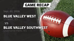 Recap: Blue Valley West  vs. Blue Valley Southwest  2016