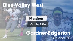 Matchup: Blue Valley West vs. Gardner-Edgerton  2016