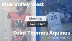 Matchup: Blue Valley West vs. Saint Thomas Aquinas  2017