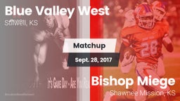 Matchup: Blue Valley West vs. Bishop Miege  2017