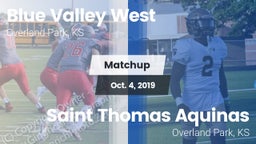 Matchup: Blue Valley West vs. Saint Thomas Aquinas  2019