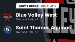 Recap: Blue Valley West  vs. Saint Thomas Aquinas  2019