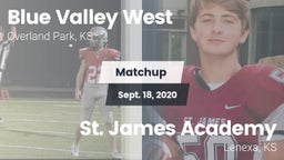 Matchup: Blue Valley West vs. St. James Academy  2020