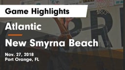 Atlantic  vs New Smyrna Beach  Game Highlights - Nov. 27, 2018