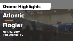 Atlantic  vs Flagler  Game Highlights - Nov. 29, 2019