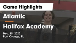 Atlantic  vs Halifax Academy  Game Highlights - Dec. 19, 2020