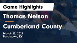 Thomas Nelson  vs Cumberland County  Game Highlights - March 12, 2021