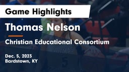 Thomas Nelson  vs Christian Educational Consortium Game Highlights - Dec. 5, 2023