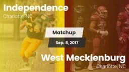 Matchup: Independence High vs. West Mecklenburg  2017