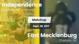 Matchup: Independence High vs. East Mecklenburg  2017