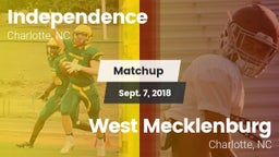 Matchup: Independence High vs. West Mecklenburg  2018
