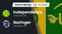 Recap: Independence  vs. Garinger  2018