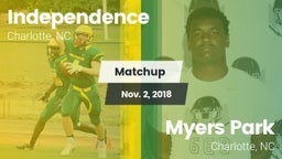 Matchup: Independence High vs. Myers Park  2018