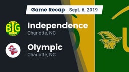 Recap: Independence  vs. Olympic  2019