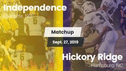 Matchup: Independence High vs. Hickory Ridge  2019