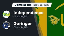 Recap: Independence  vs. Garinger  2022