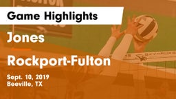 Jones  vs Rockport-Fulton  Game Highlights - Sept. 10, 2019