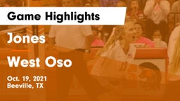 Jones  vs West Oso  Game Highlights - Oct. 19, 2021
