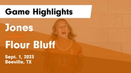 Jones  vs Flour Bluff  Game Highlights - Sept. 1, 2023