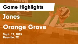 Jones  vs Orange Grove  Game Highlights - Sept. 19, 2023