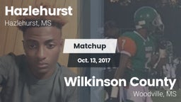 Matchup: Hazlehurst High vs. Wilkinson County  2017