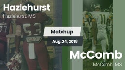 Matchup: Hazlehurst High vs. McComb  2018