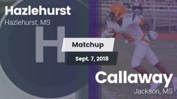 Matchup: Hazlehurst High vs. Callaway  2018