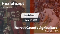 Matchup: Hazlehurst High vs. Forrest County Agricultural  2018