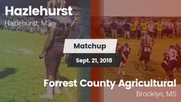 Matchup: Hazlehurst High vs. Forrest County Agricultural  2018