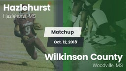 Matchup: Hazlehurst High vs. Wilkinson County  2018