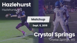Matchup: Hazlehurst High vs. Crystal Springs  2019