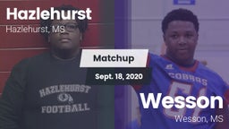 Matchup: Hazlehurst High vs. Wesson  2020
