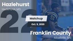 Matchup: Hazlehurst High vs. Franklin County  2020