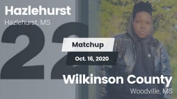 Matchup: Hazlehurst High vs. Wilkinson County  2020