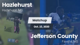 Matchup: Hazlehurst High vs. Jefferson County  2020