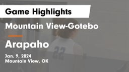 Mountain View-Gotebo  vs Arapaho  Game Highlights - Jan. 9, 2024