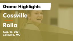 Cassville  vs Rolla  Game Highlights - Aug. 28, 2021